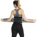 Udoarts Adjustable Lumbar Brace Back Support Belt with 10 Removable Steel Splints and Dual Straps Black Energy - Buy Online on GoSupps.com