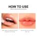 UNYOKE Lip Glowy Balm 01# Peach - Moisturizing Plumping Lip Gloss & Sleeping Mask | Long Lasting Repair for Lip Lines | Buy Internationally - Buy Online on GoSupps.com