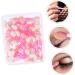 VINTORKY 50pcs Double Ended Eyeshadow Brush Fan Makeup Brush Makeup Eyeshadow Eye Primer Brush Pink Plastic - Buy Online on GoSupps.com