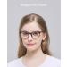Buy Rarri Light-Headed Computer Glasses - UV Protection Anti Eye Fatigue for Gaming & Screens - Leopard Black - Buy Online on GoSupps.com
