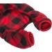 SCENEREAL Red Plaid Pet Pajamas - Soft Medium Dog Sweaters - Buy Online on GoSupps.com