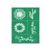 DGAGA Self-Adhesive Silk Screen Printing Stencil Mesh Stencils Sunflower Chalk Stencils Reusable Home Decor Washable for DIY Halloween Sign  Wood Ceramic Pillow(You're My Sunshine 8.5x11inches) You are my sunshine