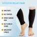Calf Compression Sleeve for Men and Women - Black 5X-Large | Shin Splint Sleeves for Leg Calves - Ideal for Running & Cycling - Buy Online on GoSupps.com