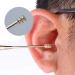 Stainless Steel Portable Ear Cleaning Set with Storage Box - Ear Wax Remover for Dry or Damp Earwax - Anti Slip Design (Black) - Buy Online on GoSupps.com