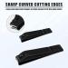 JAZZZNAP Black Nail Clippers Set - Ultra Sharp Fingernail & Toenail Clipper with Curved Blade Edge - 2 Count - Buy Online on GoSupps.com