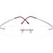 JoXiGo Rimless Reading Glasses for Men & Women - Ultralight 13g Flexible Frame with Case - 2.5 Magnification for Ages 60-64 - Stylish & Comfortable - Buy Online on GoSupps.com
