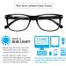 DOOViC Blue Light Blocking Reading Glasses 4 Pack for Women and Men - Anti Eyestrain Computer Readers with Spring Hinge - 2.00 Strength - 4 Colors - 2.0x - Buy Online on GoSupps.com