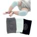 New Safety Pairs Infant Toddler Baby Knee Pad Crawling Safety Protector Crawling Protective Knee/Elbow Pads for Toddler Baby Infant Kids Light Grey 0- 3 Years