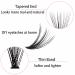 20D Mixed Tray DIY Eyelash Extensions | D Curl 3D Effect Clusters | Natural Look Short and Long Individual Lashes | 120pcs 9-16mm - Cluster-20D-0.07-D - Buy Online on GoSupps.com