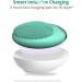 Sonic Facial Cleansing Brush - Soft Silicone Bamboo Charcoal Face Cleanser for Deep Cleansing & Anti-Aging - Green - Buy Online on GoSupps.com