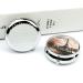 Vintage Eiffel Tower Round Pill Box | 3 Compartment Decorative Metal Organizer | Portable Medicine Case - Buy Online on GoSupps.com