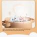 Silicone Hand Teether Toy - Wearable Wrist Teething Chew Toy for Babies (White) - Buy Online on GoSupps.com