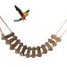 Bird toys bird cage swing parrot toys swing toy toys for birds and parrots ladders for bird cages with rope handmade suspension bridge wooden stands for parasites