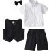 Mint Green Baby Boy Gentleman Suit | Herringbone Wedding Outfit | 2-3 Years Black - Buy Online on GoSupps.com