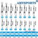 AMYSPORTS Stainless Steel Snap Swivel | High Strength Barrel Snap Fishing Connector | Size 8 (24lb) | 50 pcs - Buy Online on GoSupps.com