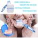 Bukcyue Denture Storage Box with Cleaning Brushes - Prosthesis Case for False Teeth - Blue Prostheses Organizer - Buy Online on GoSupps.com