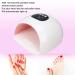 UV-LED Nail Lamp 72W | Fast-Drying Gel Nail Polish Dryer with 36 Light Chips & 3 Time Settings | Professional Nail Art Tool (EU) - Buy Online on GoSupps.com