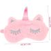 Masque De Sommeil En Peluche Motif Licorne Rose Bandeau De Nuit lastique Et L ger Couvre-yeux Confortable Sans Pression Pour Dormir Voyager Sieste Gar on Et Filles - Buy Online on GoSupps.com