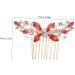 Ipetboom hair bride women's rhinestones romantic With diamond hair barrettes Miss decorate alloy hair comb rhinestone headpieces for women rhinestone hair headgear - Buy Online on GoSupps.com