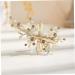 Bride Hair Clip Wedding Hair Clip Flower Wedding Hair Piece for Bride Hair Comb Barrette Bridal Hair Accessories Gold - Buy Online on GoSupps.com