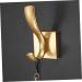 Alipis 2pcs No Punching Hook Heavy Duty Clothes Hanging Storage Hook Shoe Cabinet Wall-Mounted 10.00X5.20X3.00CM Golden - Buy Online on GoSupps.com