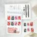 24 Pcs Halloween Press on Nails - Glossy Short Acrylic Nails with Bloody Heart & Ghost Designs for Women & Girls | Easy Stick-On False Nails - Buy Online on GoSupps.com