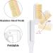 Folding Metal Teeth Eyelash Separator Comb - 2PCS Clear Fine Lash Comb for Eyelash Lift and Brow Waxing - Buy Online on GoSupps.com