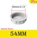 Qrity 2-Pack Kitchen Sink Drain Pipe Locking Cap - 54mm Inner Thread for Secure Sealing & Leak Prevention - Gray - Buy Online on GoSupps.com