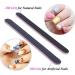 12PCS Professional Nail Files Double Sided Emery Board (100/180 Grit) Washable Nail Files Fingernail Buffing Files for Home and Salon Use - Black - Buy Online on GoSupps.com