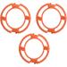 Haofy 3PCS Razor Retaining Ring Set - Orange Blade Retaining Rings for Norelco Series 7000 & 9000 RQ12 - International Shipping Available - Buy Online on GoSupps.com