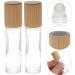PACKOVE 10pcs 10ml Glass Roller Bottles - Refillable Essential Oil & Perfume Containers - Ideal for Cosmetics & Travel - Buy Online on GoSupps.com