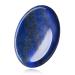XIANNVXI Lapis Lazuli Worry Stone Polished Thumb Stone Healing Stone Gemstone Meditation Accessories Reiki Crystal Oval Stone for Anxiety Stress Relief Relaxation E - Lapis Lazuli