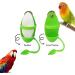 Bird Food Column Fit Container - Hanging Bird Feed Toy & Cage Accessory for Fruits Vegetables & More - Home Bird Supplies (Green) - Buy Online on GoSupps.com