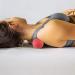 2-in-1 Yoga Ball & Massage Ball - Self-Massage & Relaxation | Medium Red | International Shipping - Buy Online on GoSupps.com