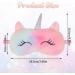 Heyu-Lotus Cute Unicorn Animal Plush Kids Eye Masks for Sleeping - 4 Pcs Set - Pink, White, Colorful - Ideal for Girls, Children, Adults - Buy Online on GoSupps.com