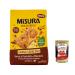 Italian Gourmet E.R. Misura Multicereali Pack of 3 multigrain buckwheat biscuits with chocolate chips and almonds 280g + gourmet Italian polpa 400g