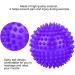 Shop Kelepu 7.5cm Spiky Massage Ball - Durable Plastic Muscle Tension Relief Tool for Home & Office Fitness - Purple - Buy Online on GoSupps.com