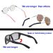 Xinsuo 4 Pairs Soft Cotton Glasses Ear Pads | Non-Slip & Elastic Comfort Accessories for Glasses & Sunglasses (Gray/Black) - Buy Online on GoSupps.com