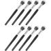 Stippling Brushes Soft Bristles Flat Top Ergonomic Handle 8 Piece Makeup Brush Set for Liquid Foundation - Buy Online on GoSupps.com