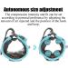 FoRes Inflatable Wrist Brace - 4-Way Compression Support for Tendonitis Arthritis & Carpal Tunnel - Breathable Mesh - Medium Right Hand - Buy Online on GoSupps.com