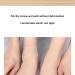 Breathable Forefoot Pads & High Heel Cushion Inserts for Women | Pain Relief & Comfort Reusable Toe Topper Socks - Beige 1 Pair - Buy Online on GoSupps.com
