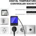 Aideepen Temperature Controller Socket 230V Digital Thermostat with Sensor for Heating & Cooling | Greenhouse Fridge Aquaculture Solutions - Buy Online on GoSupps.com