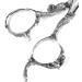 Hairdressing Shears with Antique Decoration Professional Hair Cutting Thining Scissors Salon Barber Hairdressing Shear(Thinning Shears-Silver) - Buy Online on GoSupps.com