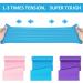 3Pcs Resistance Bands Elastic Exercise Bands 1.5M with 3 Resistance Levels for Women Men for Strenght Training Pilates Yoga Arms Upper Body and Shoulders - Buy Online on GoSupps.com