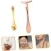DOITOOL Facial Skin Roller 1 Set Both ends care Eye Wand rose gold skin care tools Double-end Facial Mask Spoon eye creams cosmetic eyes roller head digging spoon set Zinc alloy - Buy Online on GoSupps.com