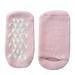 Spa socks 1 pair of reusable cotton gel socks Moisturizing Whitening-peeling peeling Smooth-hand foot care silicone socks Foot care tool moisturizing socks pink