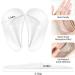 Buy FlyCoco Arch Support Inserts | Silicone Cushions for Flat Feet & Plantar Fasciitis Relief - 6 Pairs Clear | Perfect for High Heels & Flat Shoes - Buy Online on GoSupps.com