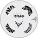 Premium KONAD Stamping Nail Art Set - 8 Stencils + 1 Stamper/Scraper | International Shipping Available - Buy Online on GoSupps.com