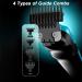 KEMEI 264 Hair Clippers for Men Professional Cordless T Blade Zero Gap Trimmer Electric Barber Trimmer Rechargeable Clippers for Men Haircut Mens Beard Trimmer with LED Display(Blue) - Buy Online on GoSupps.com