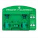 Reliance Medical REL919 Emergency Eye Wash Station - 1 Count (Pack of 1) - Includes 20ml Pods, 500ml Bottles, Eye Pads, and Mirror - Buy Online on GoSupps.com